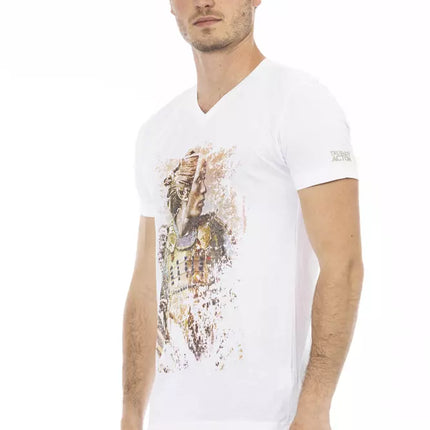 Trussardi Action White Cotton T-Shirt