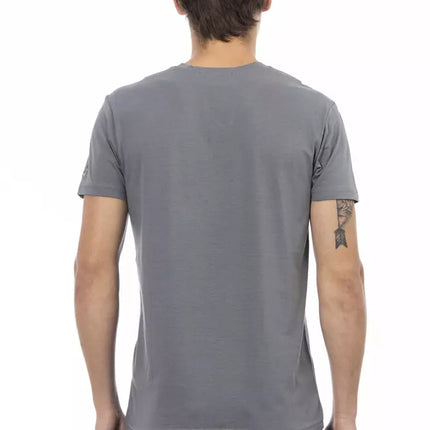 Trussardi Action Gray Cotton Men's T-Shirt