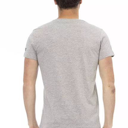 Trussardi Action Gray Cotton Men's T-Shirt