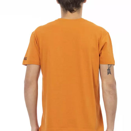 Trussardi Action Orange Cotton Men's T-Shirt
