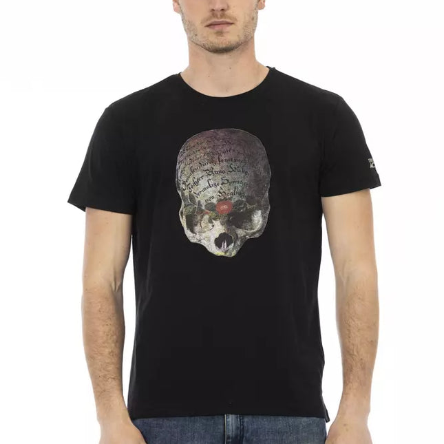 Trussardi Action Black Cotton Men's T-Shirt