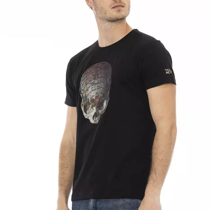 Trussardi Action Black Cotton Men's T-Shirt