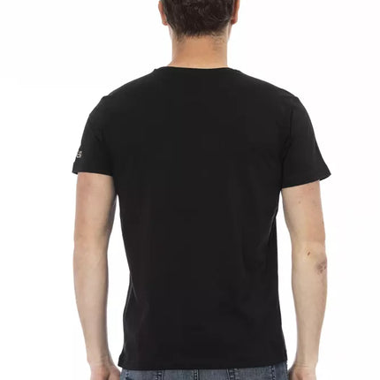Trussardi Action Black Cotton Men's T-Shirt