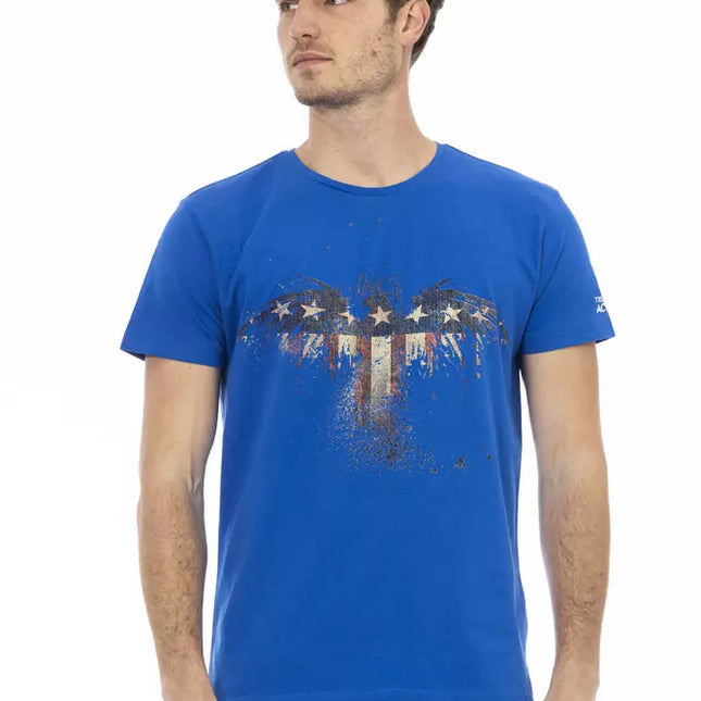 Trussardi Action Blue Cotton Men's T-Shirt