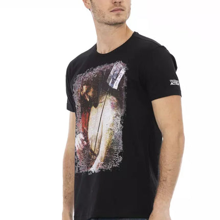 Trussardi Action Black Cotton Men's T-Shirt