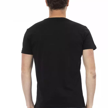 Trussardi Action Black Cotton Men's T-Shirt