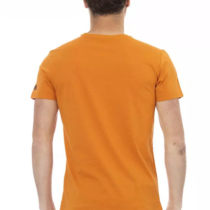 Trussardi Action Orange Cotton Men's T-Shirt