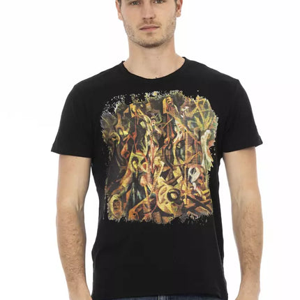 Trussardi Action Black Cotton Men's T-Shirt