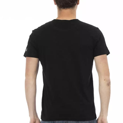Trussardi Action Black Cotton Men's T-Shirt