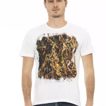 Trussardi Action White Cotton Men's T-Shirt
