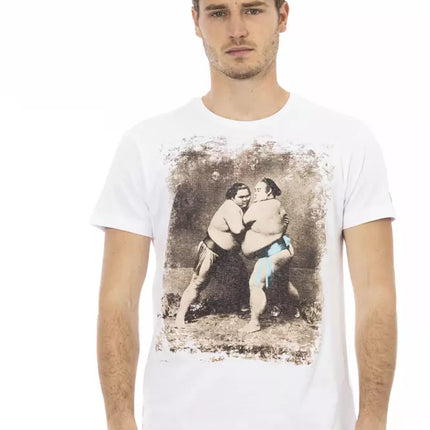 Trussardi Action White Cotton Men's T-Shirt