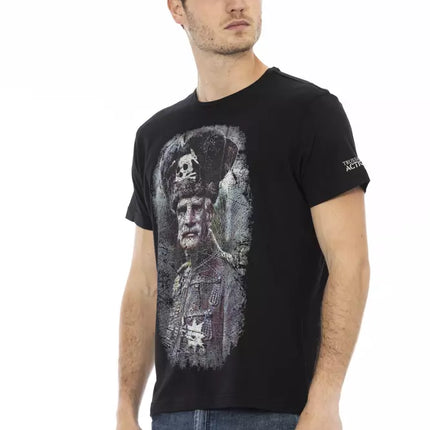 Trussardi Action Black Cotton Men's T-Shirt