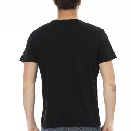 Trussardi Action Black Cotton Men's T-Shirt