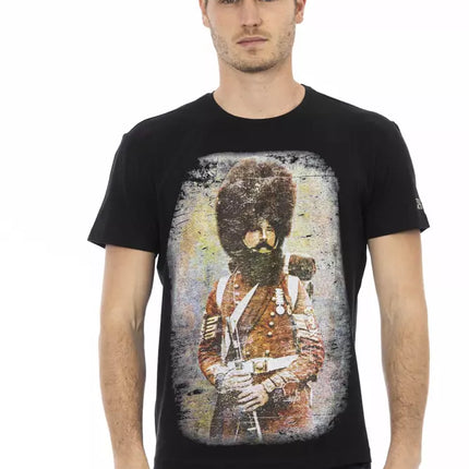 Trussardi Action Black Cotton Men's T-Shirt
