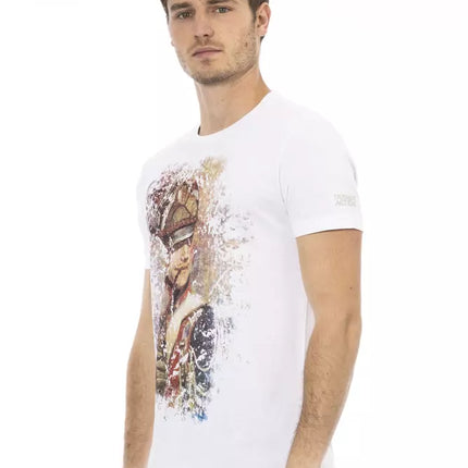 Trussardi Action White Cotton T-Shirt