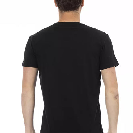 Trussardi Action Black Cotton Men's T-Shirt