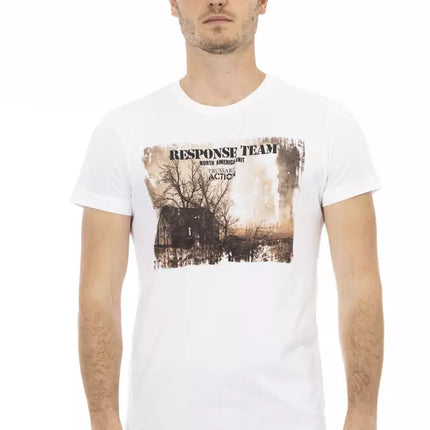 Trussardi Action White Cotton Men's T-Shirt