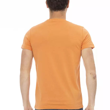 Trussardi Action Orange Cotton Men's T-Shirt