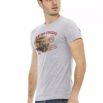 Trussardi Action Gray Cotton Men's T-Shirt