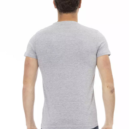 Trussardi Action Gray Cotton Men's T-Shirt