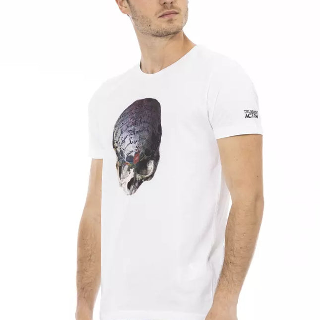Trussardi Action White Cotton Men's T-Shirt