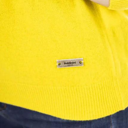Baldinini Trend Yellow Wool Women Sweater