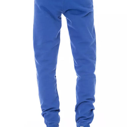 Baldinini Trend Blue Cotton Men's Sport Pant