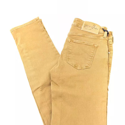 Jacob Cohen Beige Cotton Women Jeans