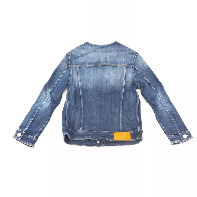 Jacob Cohen Blue Cotton Women Jacket