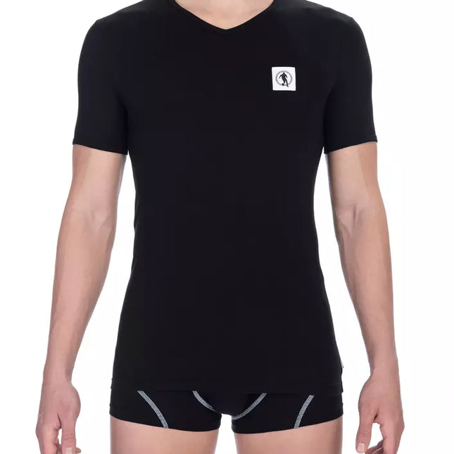Bikkembergs Black Cotton Men's T-Shirt