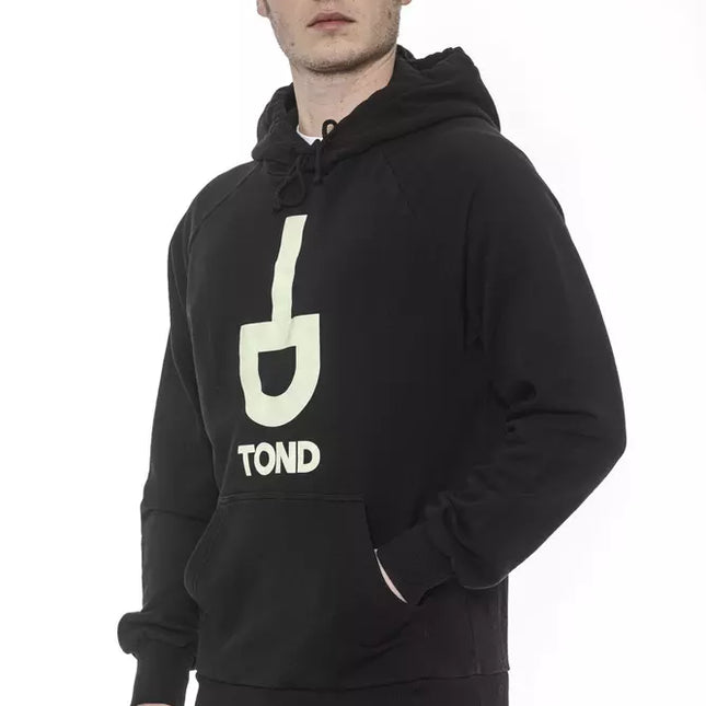 Tond Black Cotton Men Sweater