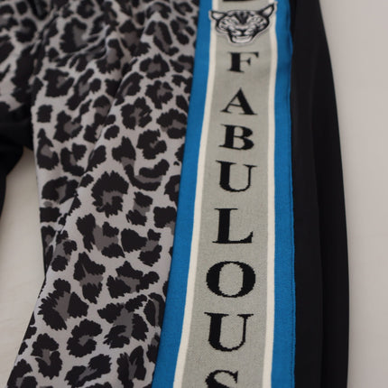 Dolce & Gabbana Multicolor DG King Leopard Print Jogger Pants