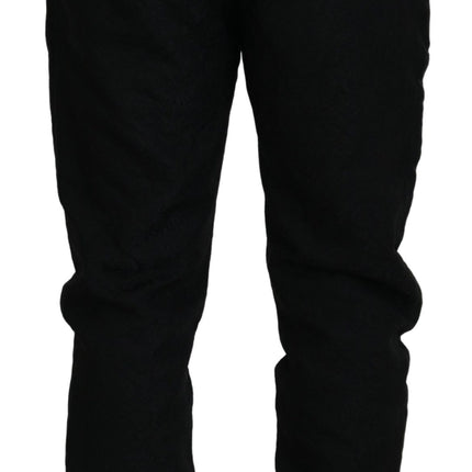 Dolce & Gabbana Black Men Casual Jogger Pants