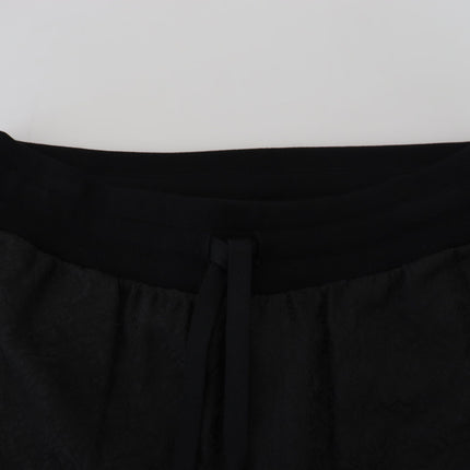 Dolce & Gabbana Black Men Casual Jogger Pants