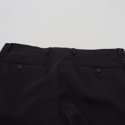Dolce & Gabbana Black Wool Chino Formal Pants