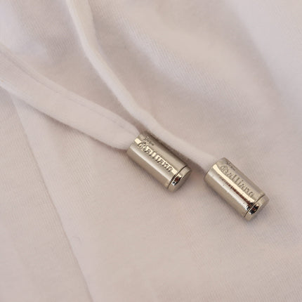 John Galliano White Cotton Logo Loose Men Pants