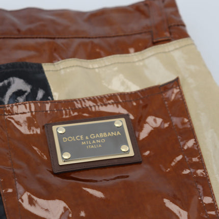 Dolce & Gabbana Multicolor Shining Slim Fit Men Denim Jeans