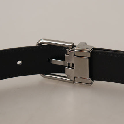 Dolce & Gabbana Red Exotic Leather Metal Logo Buckle Belt