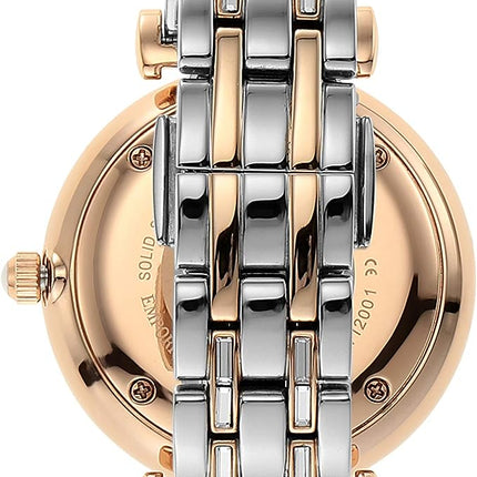 Emporio Armani Silver Steel Quartz Watch