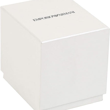 Emporio Armani Silver Steel Quartz Watch