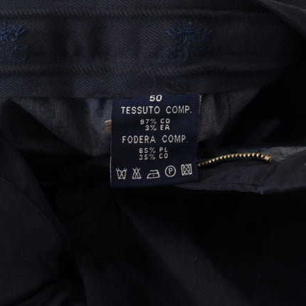 Domenico Tagliente Dark Blue Cotton Skinny Men Pants