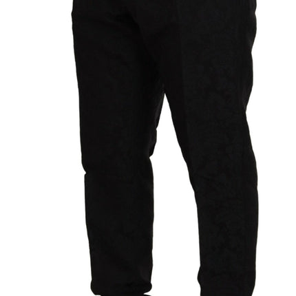 Dolce & Gabbana Black Single Breasted 2 Piece MARTINI Suit