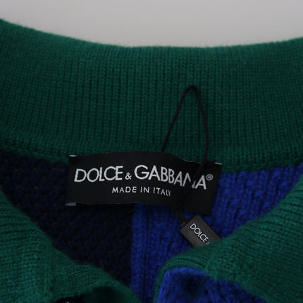 Dolce & Gabbana Multicolor Stripes Wool Pullover Sweater