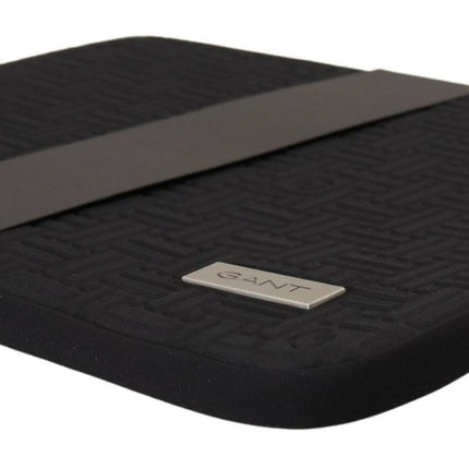 Gant Black Padded Pouch Bag Zipper Cover Sleeve Case