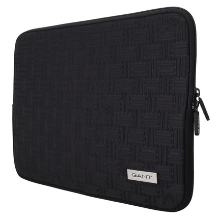 Gant Black Padded Pouch Bag Zipper Cover Sleeve Case