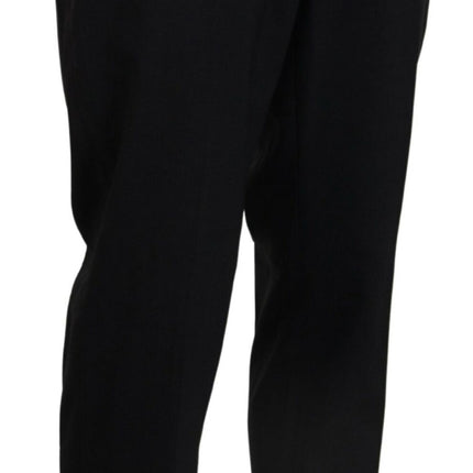 Dolce & Gabbana Gray Wool Stretch Dress Formal Slim Fit Pant