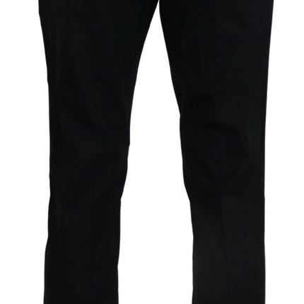 Dolce & Gabbana Blue Wool Stretch Dress Formal Slim Fit Pant