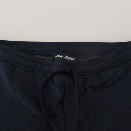 Dolce & Gabbana Blue Mens Sport Cotton Sweatpants Pants