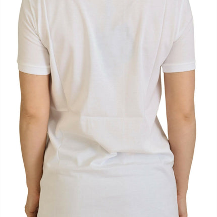 Dolce & Gabbana White Cotton DG Loves SUD  T-shirt