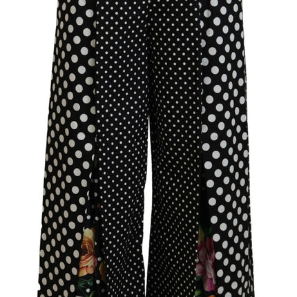 Dolce & Gabbana Multicolor Polka Dots High Waist  Pants